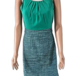 Banana Republic Green and Blue Women's Skirt